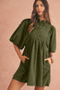 Fall colors corduroy dress