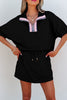 Front view of 2 piece skirt set