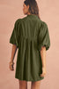 Fall colors corduroy dress