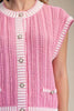 Pearl button detail and trim 