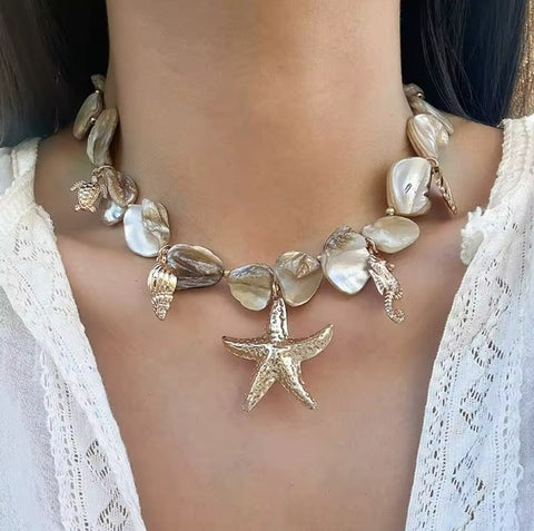 Starfish Pendant Necklace