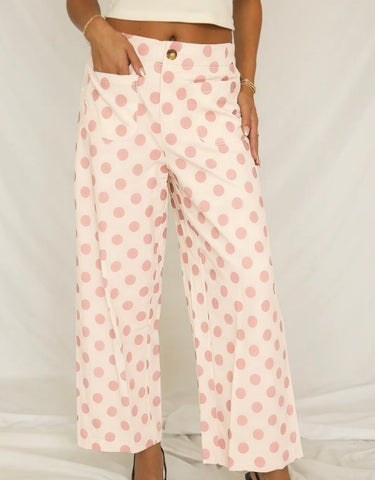 Polka dot pants