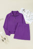 Two piece purple skort set 