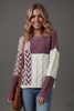 Color block sweater