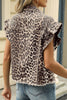 Animal Print Denim Vest