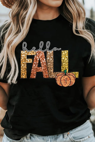 Hello Fall Graphic T-Shirt