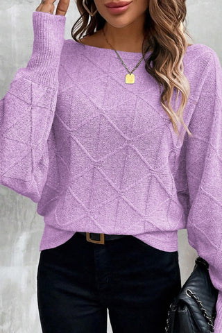Women’s Crewneck Lilac Sweater