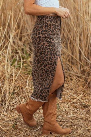 Serengeti Animal Print Skirt