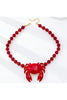 Pinch Perfect Crab Necklace
