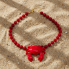 Pinch Perfect Crab Necklace