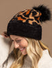 Leopard beanie