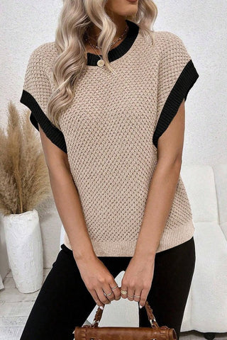 Neutral Knit Top