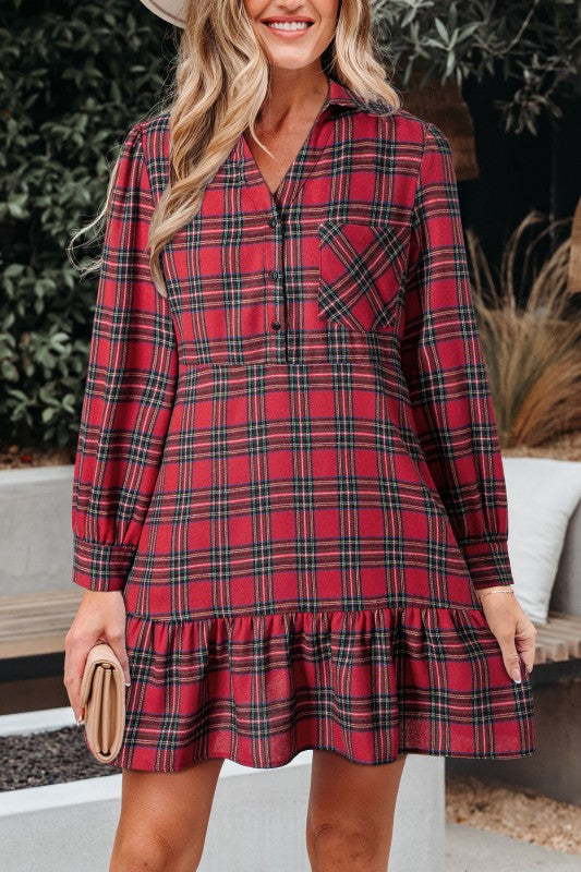 Penelope Plaid Dress