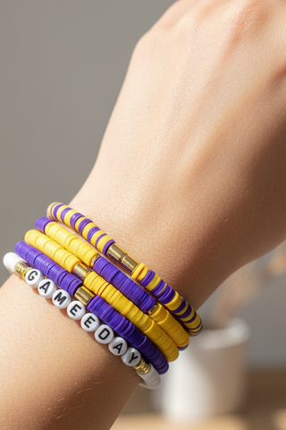 Bracelet stack for GameDay