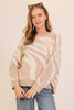 Neutral Zebra Sweater