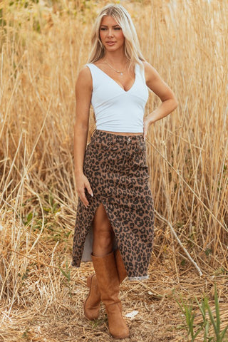 Serengeti Animal Print Skirt