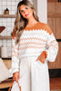 Zag Geometric Pattern Sweater
