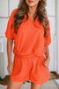 Front view of short set 