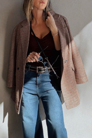 Houndstooth Blazer