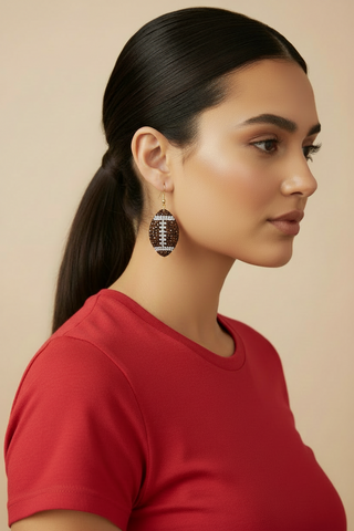 Blitz Football Earring