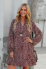Abstract Print Dress