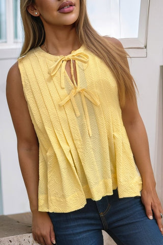 Rosalie Tie Front Top