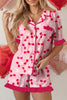 Cherries & bows pajama set