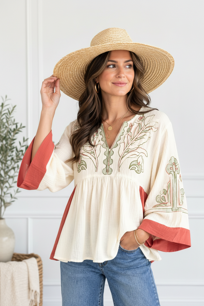 Serena Boho Top