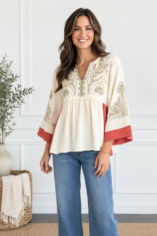 Serena Boho Top