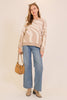 Neutral Zebra Sweater