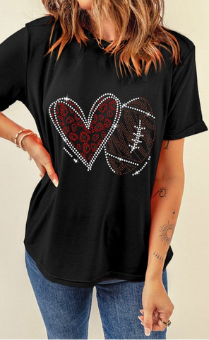 Football Bling Tee