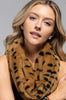 Leopard infinity scarf