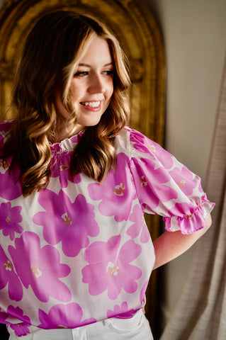 Samantha Floral Top