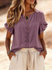 Becca Ruffle Sleeve Top