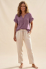 Becca Ruffle Sleeve Top
