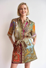 Talia Paisley Print Shirt Dress