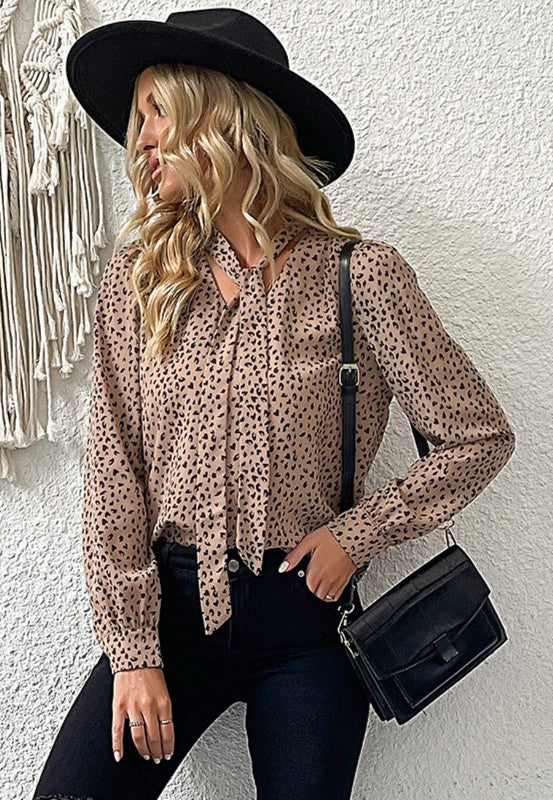 Animal print top