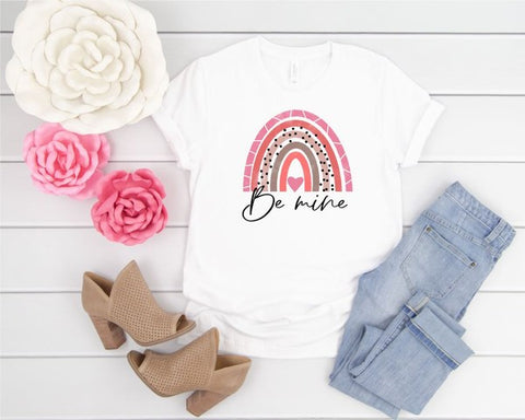 Be Mine Rainbow Tee
