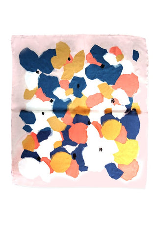 Living coral print scarf