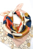 Living coral print scarf